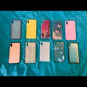 iPhone XS Max cases $5.00 each